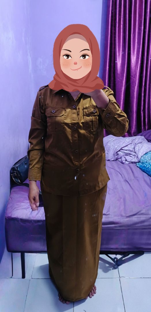 Foto ulasan pembeli e*****a, varian S,PEMDA SET ROK