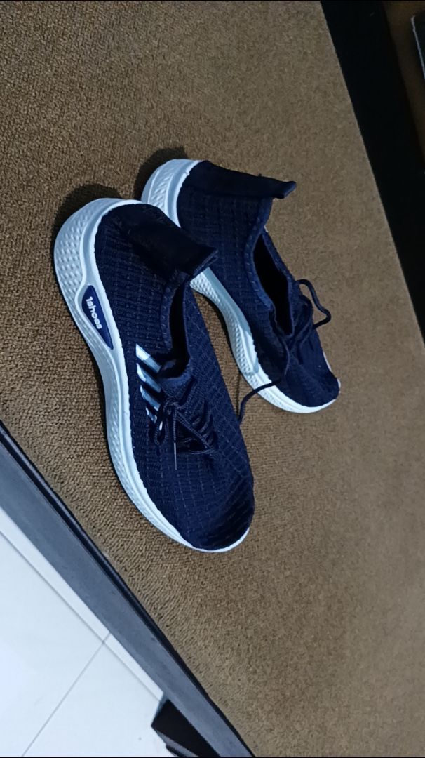 NW054 Sepatu Wanita Size 36-42 Sepatu Sneakers Casual Strip Import - foto 3 dari 10, ahuangphan