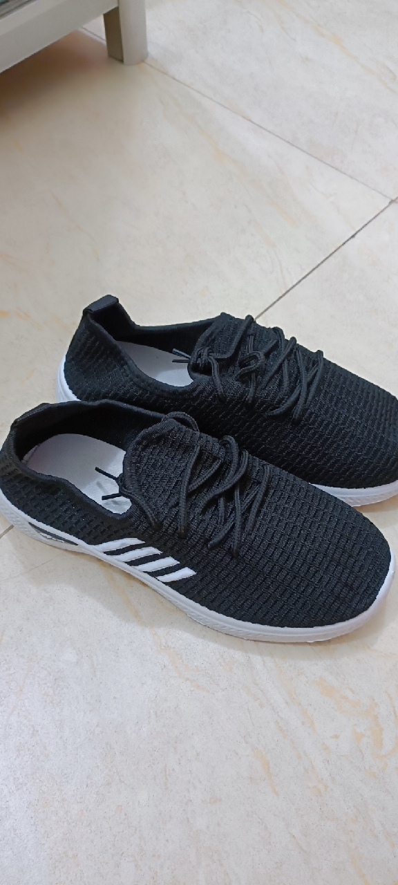 NW054 Sepatu Wanita Size 36-42 Sepatu Sneakers Casual Strip Import - foto 8 dari 10, ahuangphan