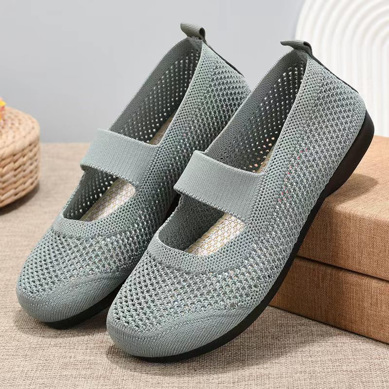 NW076 Sepatu Slip On Wanita Simple dengan Design Elegant - foto 10 dari 10, megaradiyatao