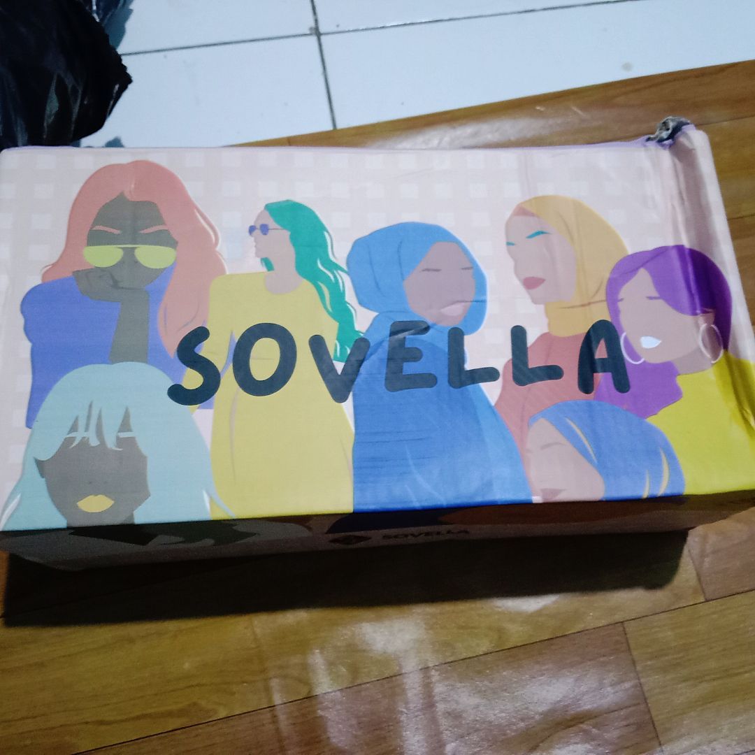 SOVELLA Sepatu Wanita Korean Style Flat Shoes Kekinian SV227 - Foto ulasan pembeli