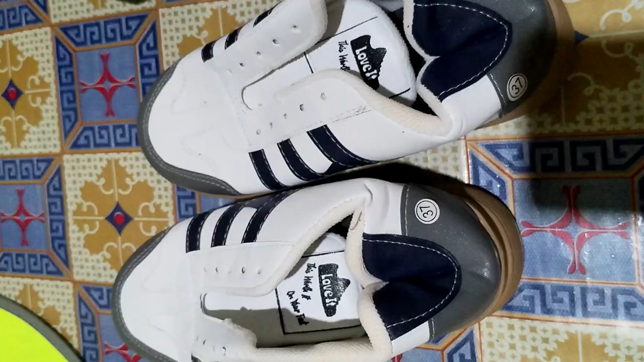 Soomin Sepatu Sneakers Wanita Korea Free Box - Foto ulasan pembeli