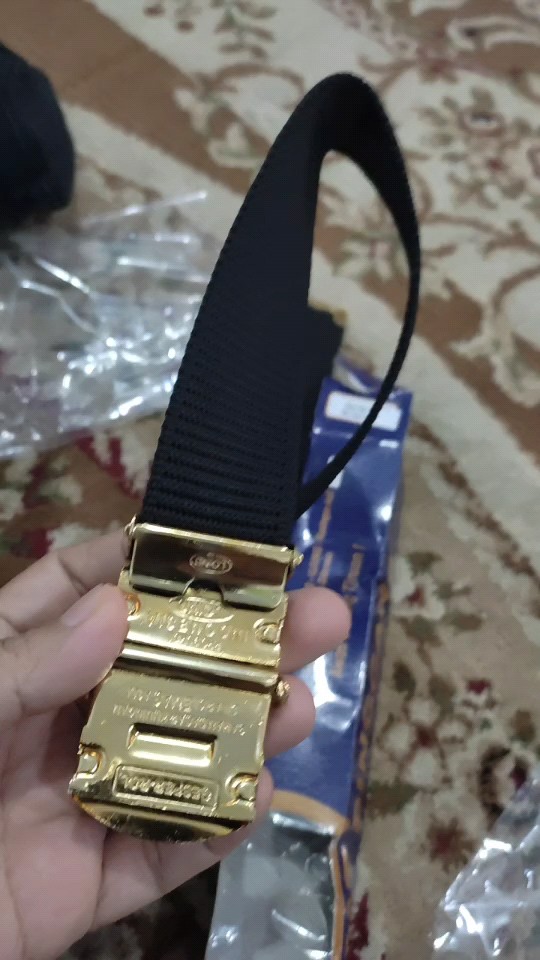 Sabuk Korpri Slorok Polos Loind l Sabuk PNS l Ikat Pinggang Korpri l Ikat Pinggang PNS - Foto ulasan pembeli