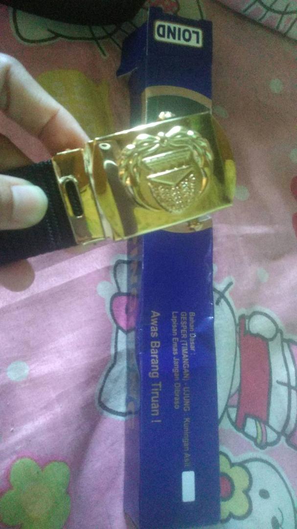 Sabuk Korpri Slorok Polos Loind l Sabuk PNS l Ikat Pinggang Korpri l Ikat Pinggang PNS - Foto ulasan pembeli