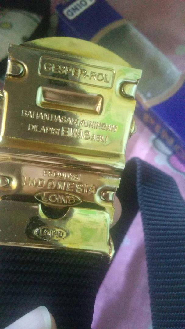 Sabuk Korpri Slorok Polos Loind l Sabuk PNS l Ikat Pinggang Korpri l Ikat Pinggang PNS - Foto ulasan pembeli