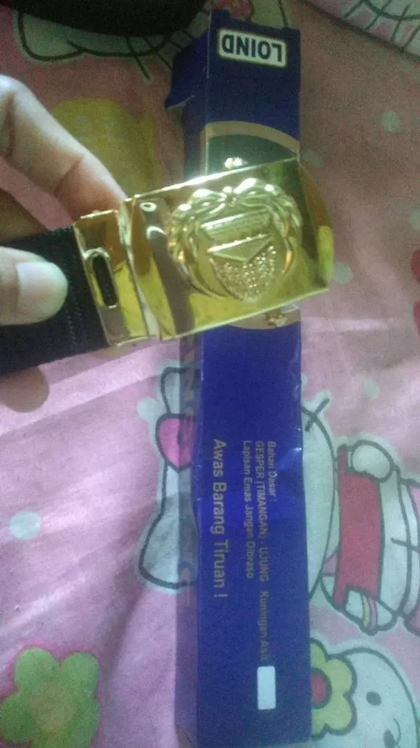 Sabuk Korpri Slorok Polos Loind l Sabuk PNS l Ikat Pinggang Korpri l Ikat Pinggang PNS - Foto ulasan pembeli