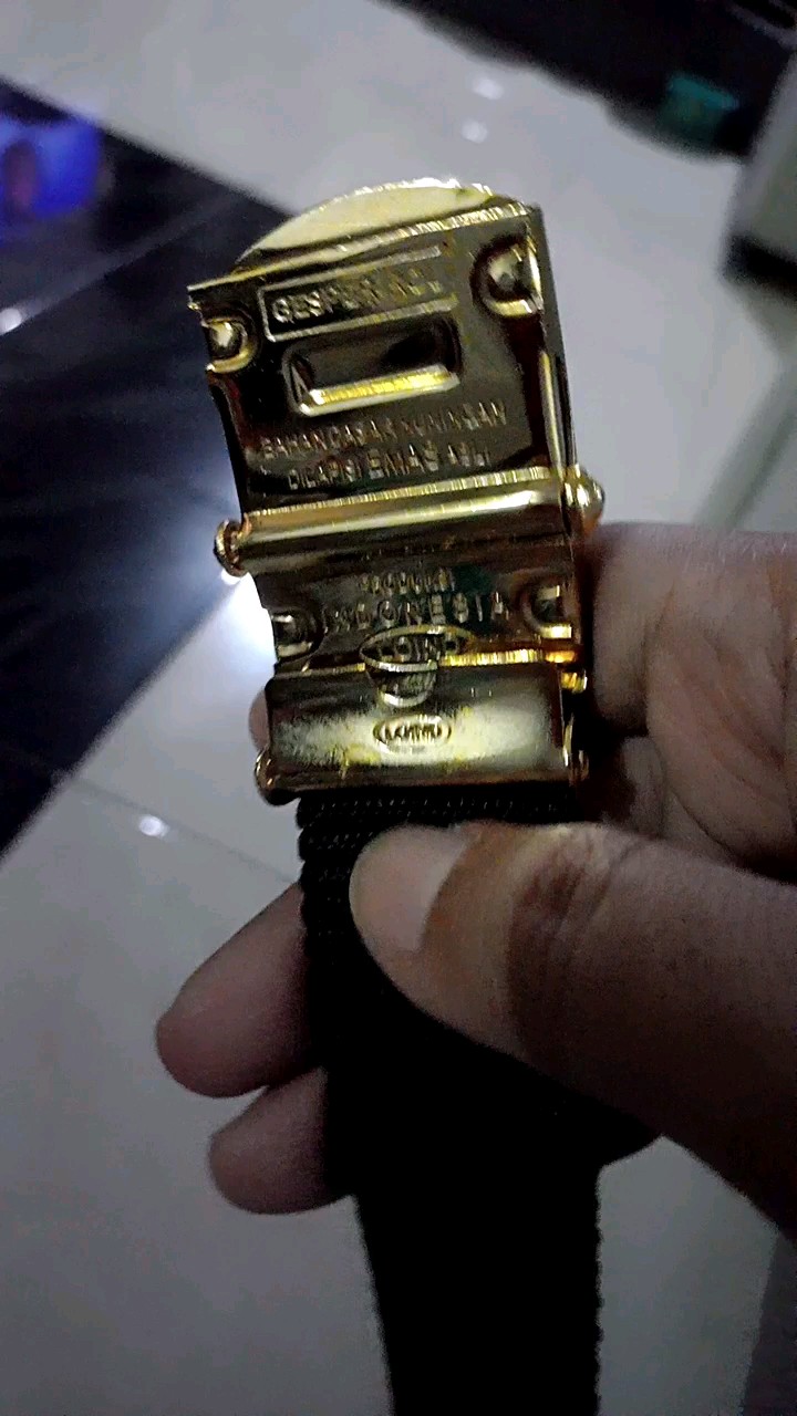 Sabuk Korpri Slorok Polos Loind l Sabuk PNS l Ikat Pinggang Korpri l Ikat Pinggang PNS - Foto ulasan pembeli