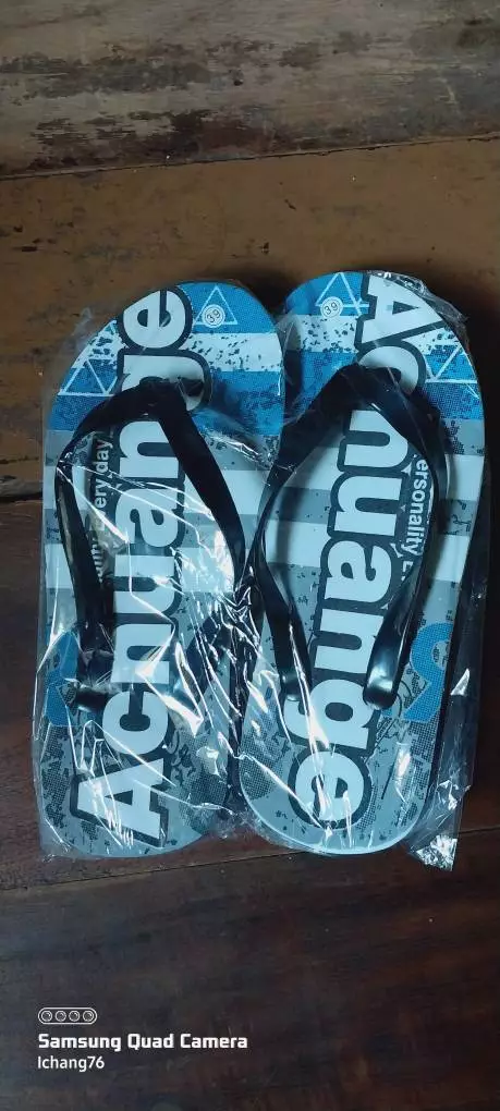 Sandal Jepit Pria Motif Achuange Bahan Spon - Foto ulasan pembeli
