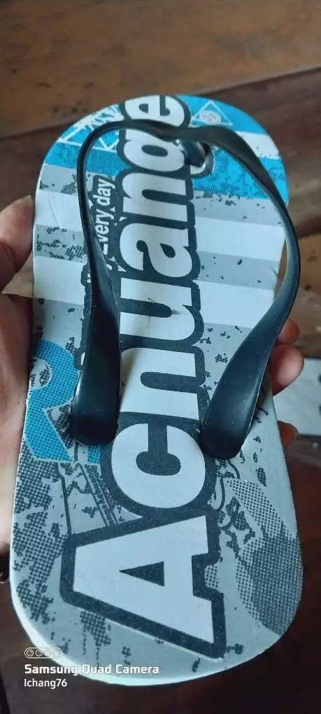 Sandal Jepit Pria Motif Achuange Bahan Spon - Foto ulasan pembeli