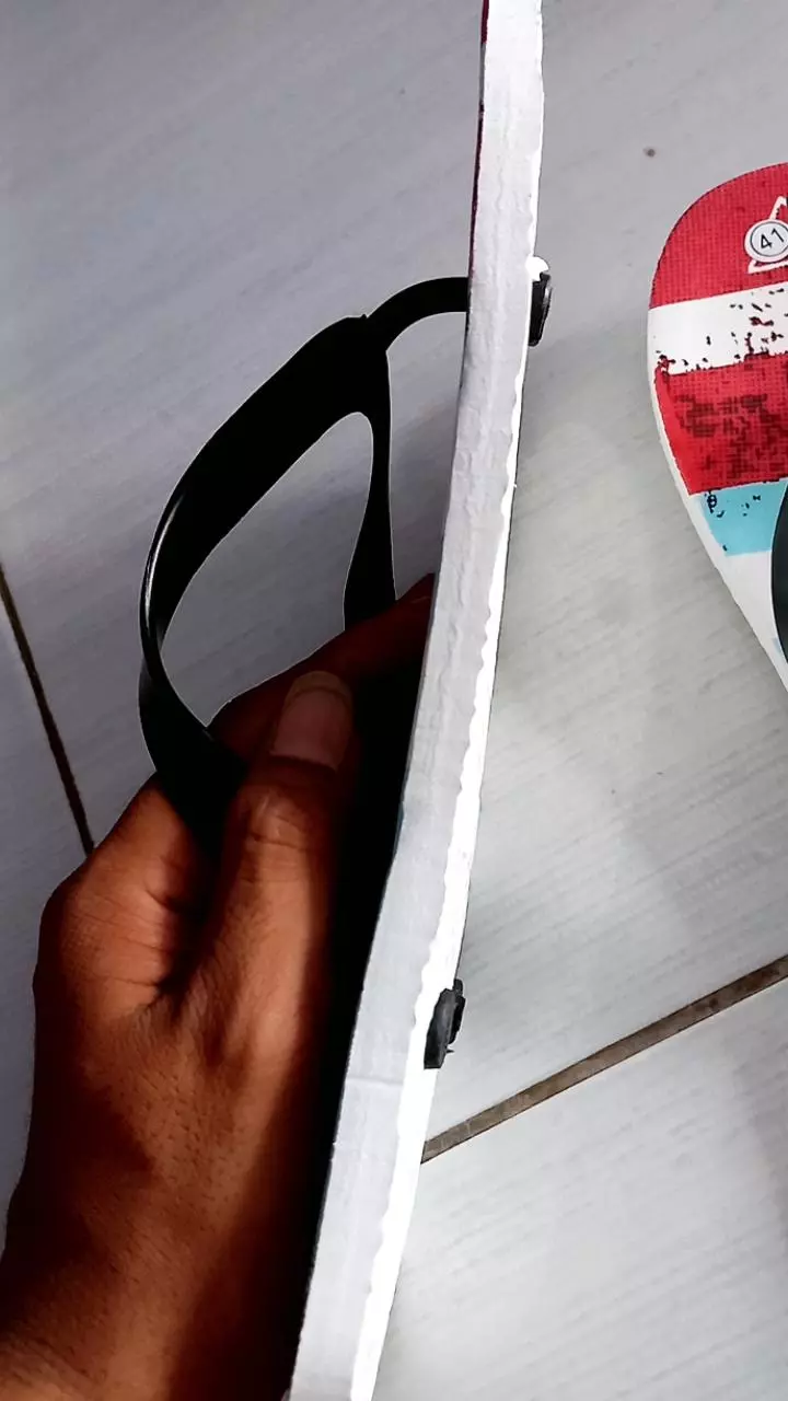 Sandal Jepit Pria Motif Achuange Bahan Spon - Foto ulasan pembeli