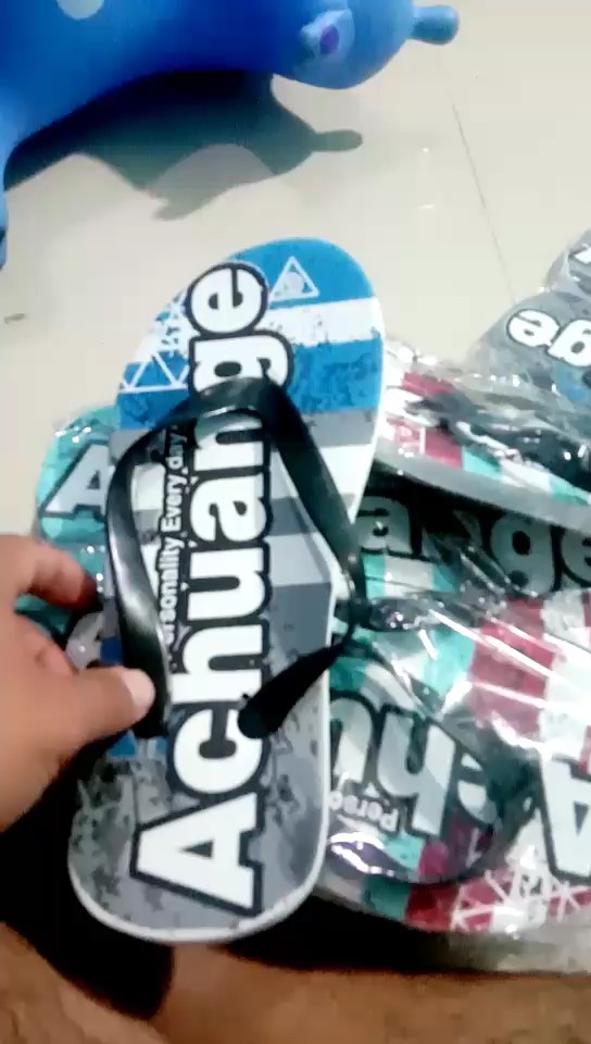 Sandal Jepit Pria Motif Achuange Bahan Spon - Foto ulasan pembeli