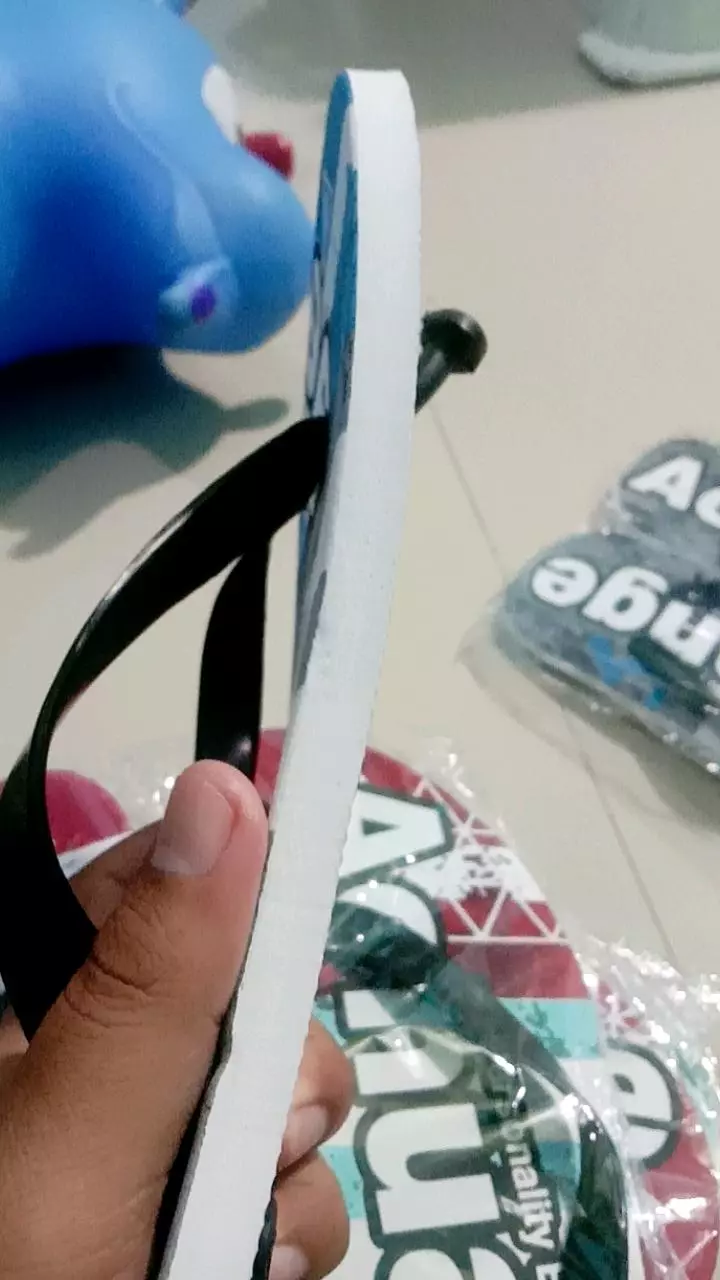 Sandal Jepit Pria Motif Achuange Bahan Spon - Foto ulasan pembeli