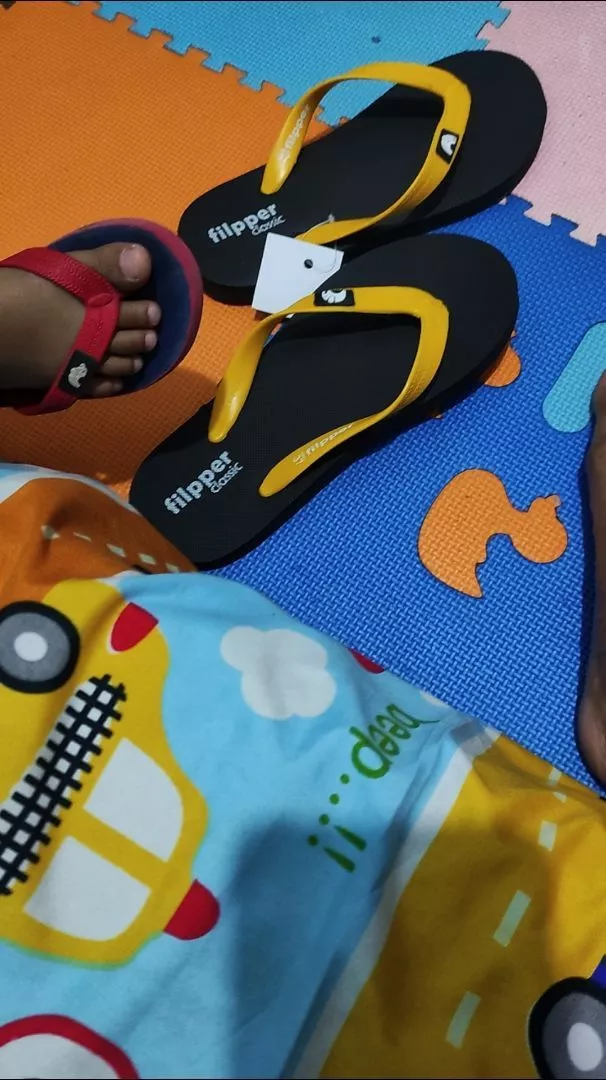 SANDAL JEPIT RUBBER PRIA DAN WANITA - Foto ulasan pembeli