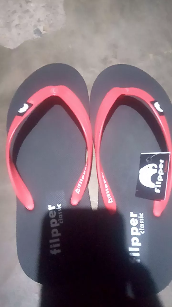SANDAL JEPIT RUBBER PRIA DAN WANITA - Foto ulasan pembeli