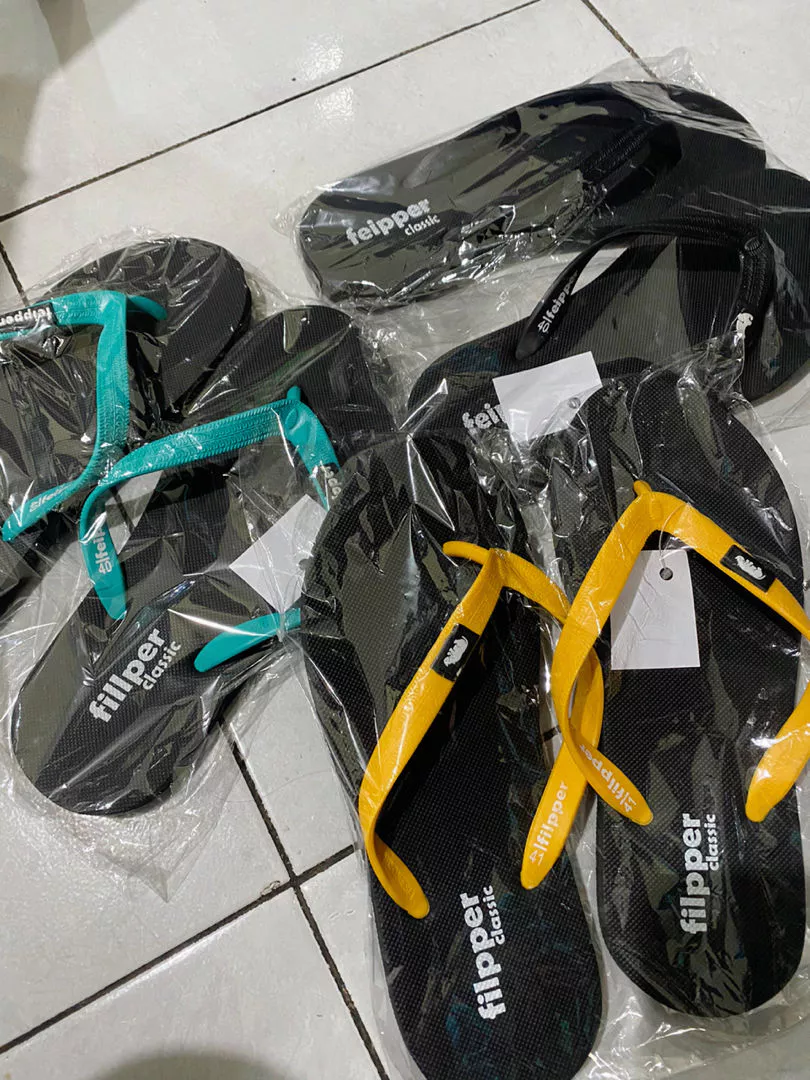 SANDAL JEPIT RUBBER PRIA DAN WANITA - Foto ulasan pembeli