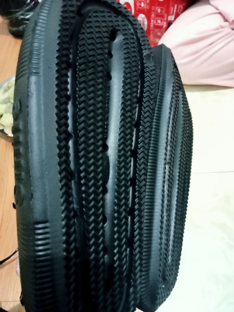 Sandal Pria Karet Empuk Non-Slip Murah - Foto ulasan pembeli