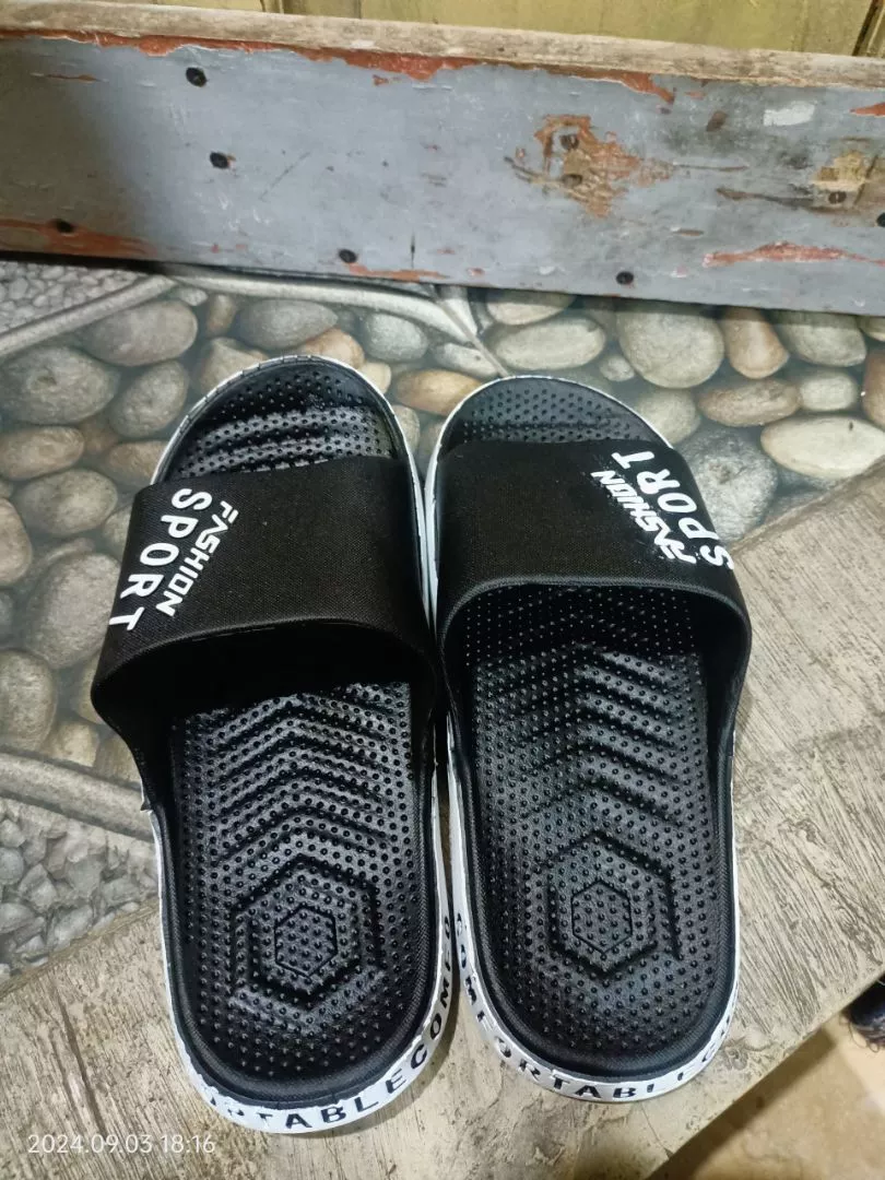 Sandal Slip On Pria Karet Terbaru Fashion Eva - Foto ulasan pembeli