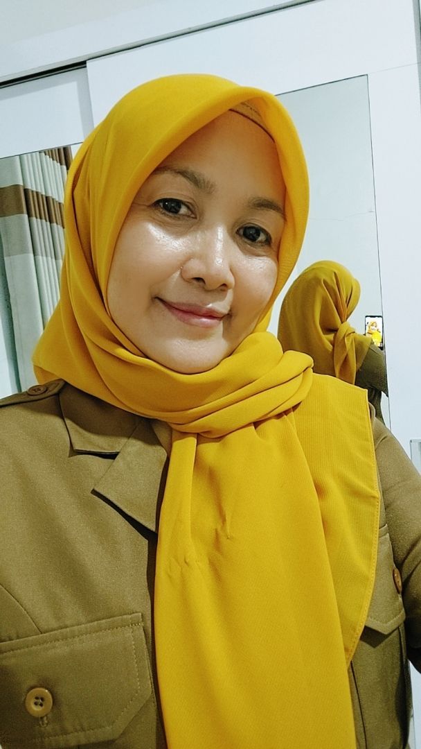 Setelan Blazer PNS Wanita Khaki Gelap Elegan - foto 8 dari 10, ixzlq64dnb