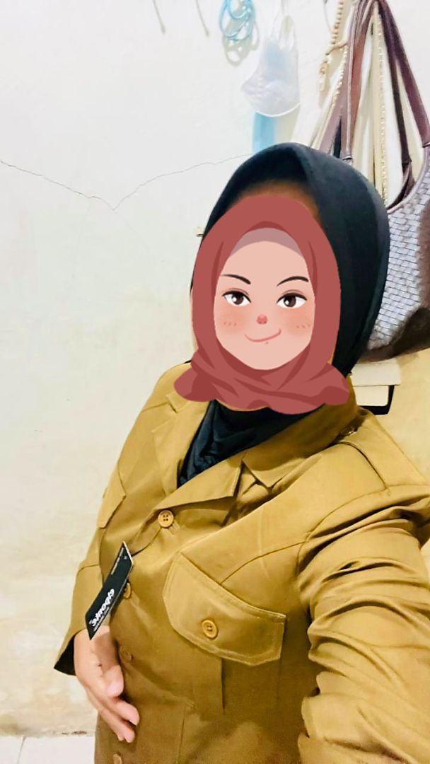 Setelan Blazer PNS Wanita Khaki Gelap Elegan - Foto ulasan pembeli