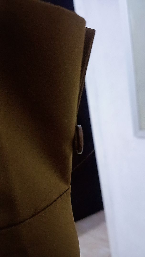 Setelan Blazer PNS Wanita Khaki Gelap Elegan - Foto ulasan pembeli