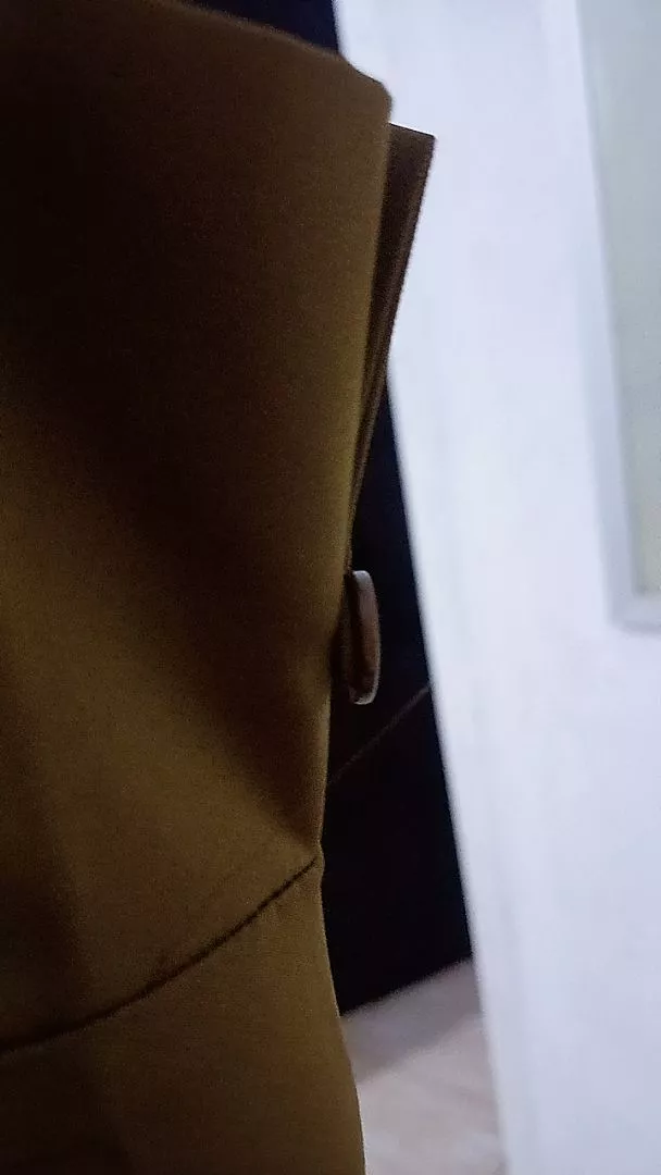 Setelan Blazer PNS Wanita Khaki Gelap Elegan - Foto ulasan pembeli