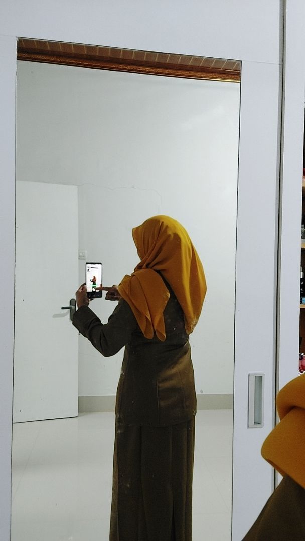 Setelan Blazer PNS Wanita Khaki Gelap Elegan - Foto ulasan pembeli