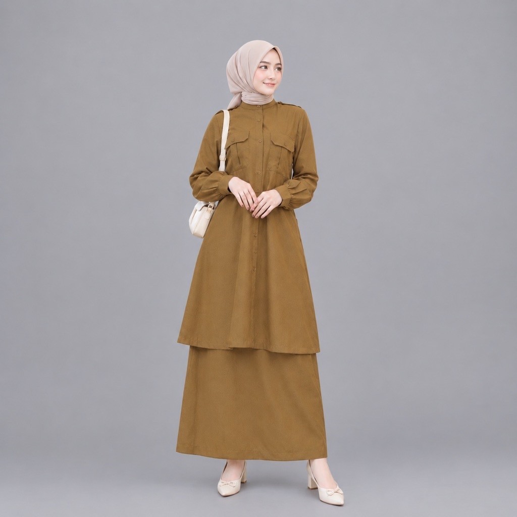 SETELAN ROK CELANA KHEKY, PNS, PEMDA BAJU KERJA WANITA SETELAN ROK DAN SETELAN CELANA WANITA KERJA PNS GURU JUMBO