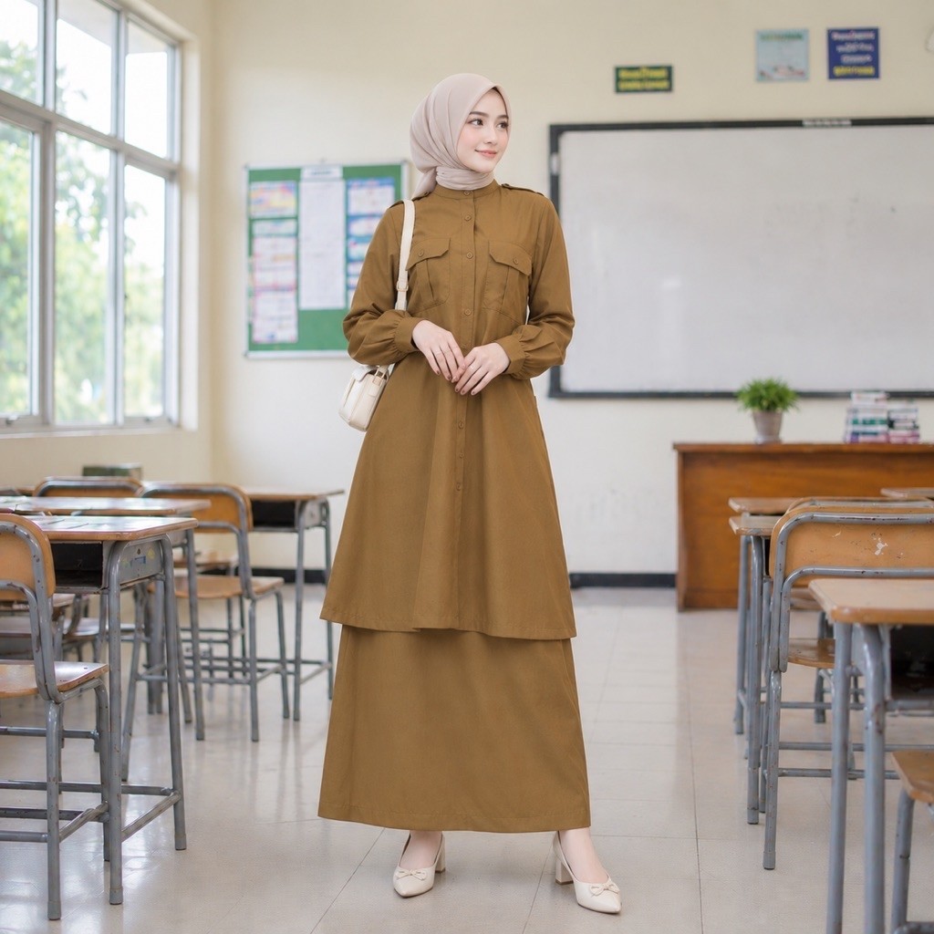 SETELAN ROK CELANA KHEKY, PNS, PEMDA BAJU KERJA WANITA SETELAN ROK DAN SETELAN CELANA WANITA KERJA PNS GURU JUMBO - foto 3 dari 10, susanharry170