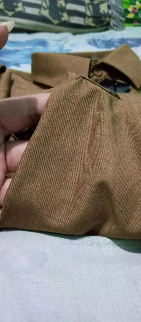 Setelan Seragam PNS Pria Baju Dinas ASN Pemda Guru Khaki Semiwoll Premium Tebal - Foto ulasan pembeli