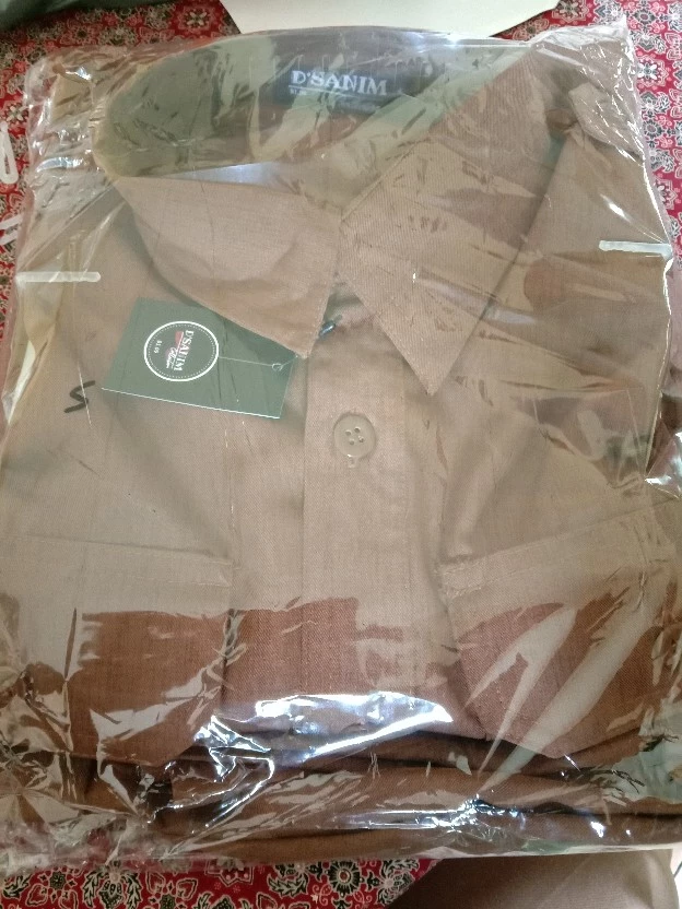 Setelan Seragam PNS Pria Baju Dinas ASN Pemda Guru Khaki Semiwoll Premium Tebal - Foto ulasan pembeli