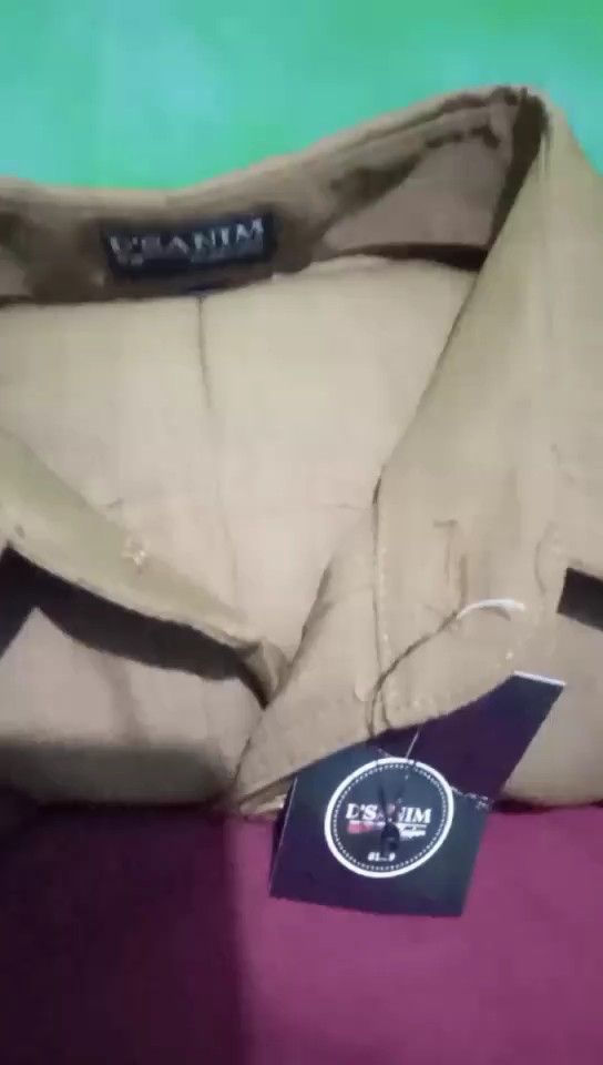 Setelan Seragam PNS Pria Baju Dinas ASN Pemda Guru Khaki Semiwoll Premium Tebal - Foto ulasan pembeli