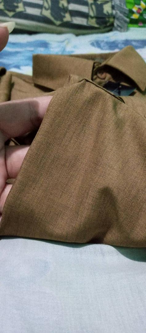 Setelan Seragam PNS Pria Baju Dinas ASN Pemda Guru Khaki Semiwoll Premium Tebal - Foto ulasan pembeli
