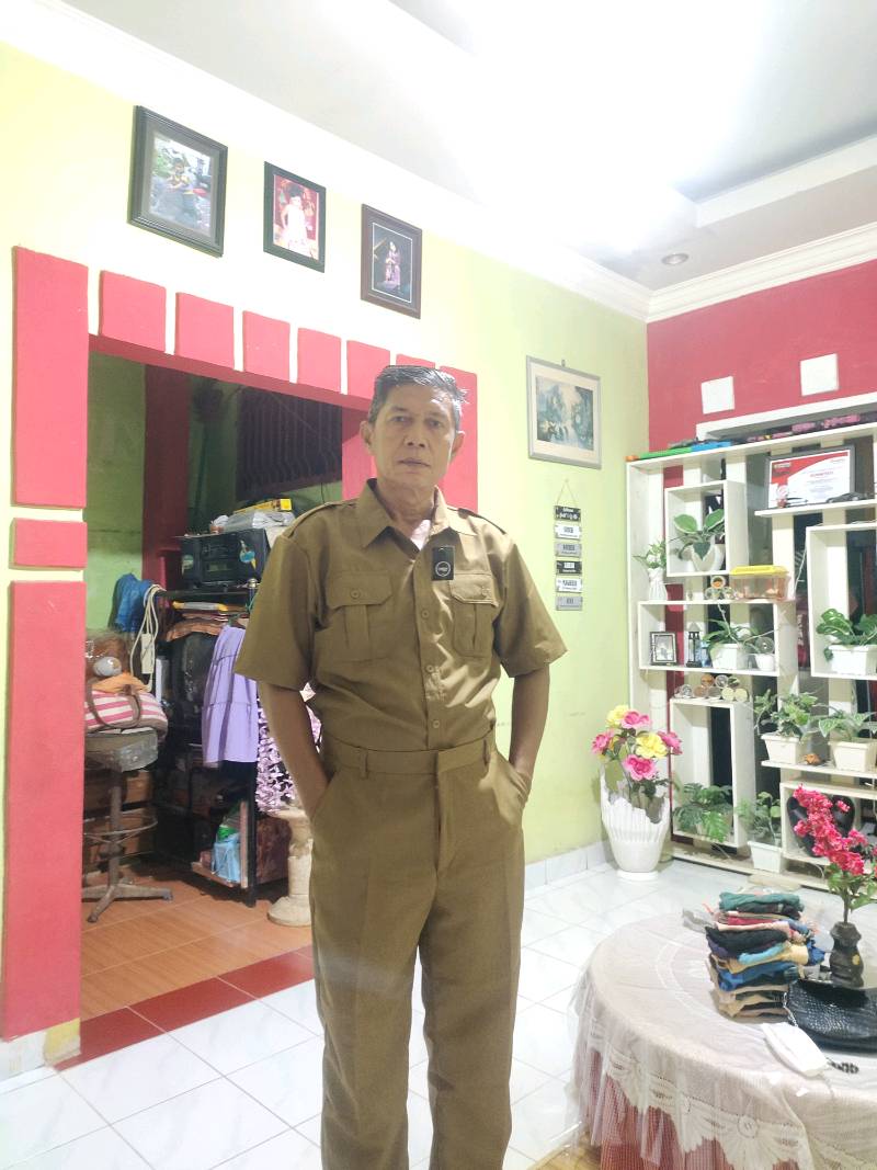 Setelan Seragam PNS Pria Baju Dinas ASN Pemda Guru Khaki Semiwoll Premium Tebal - Foto ulasan pembeli