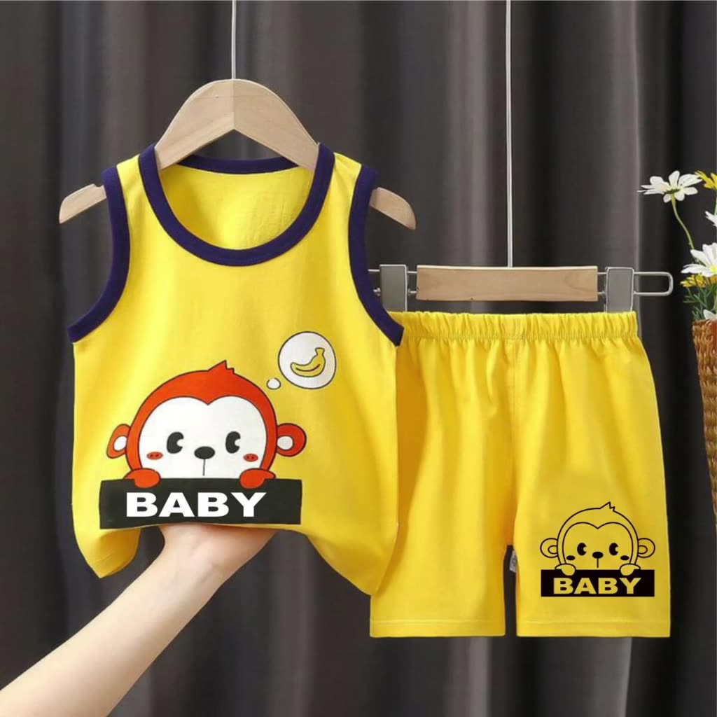 Setelan Singlet Anak I'm Bomer 0-5 Tahun Premium - foto 9 dari 10, vi4hviqmoo