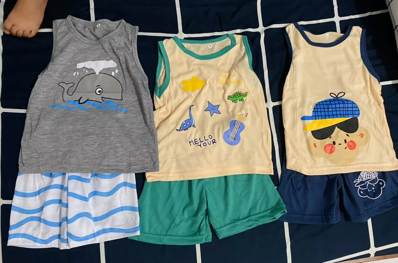 Setelan Singlet Anak I'm Bomer 0-5 Tahun Premium - Foto ulasan pembeli