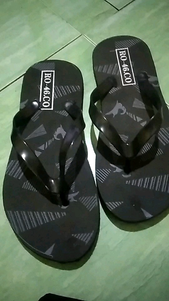 SENDAL JEPIT COWO DEWASA MOTIP RO.CO - Foto ulasan pembeli