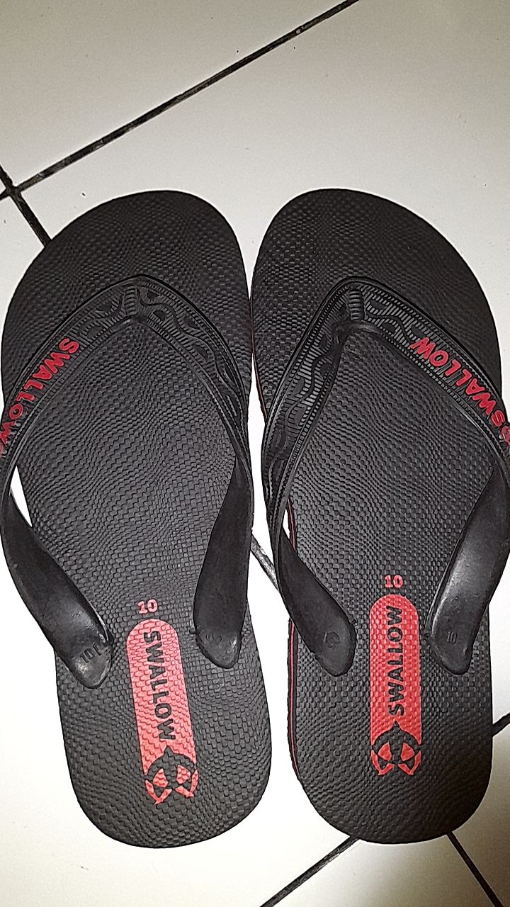 Sendal Jepit Swallow Black Pearl M02 - Sandal Japit M02 Swallow Hitam Aksen warna Metallic Pearl [SWLTRAD 01] - foto 4 dari 10, arief.fuady