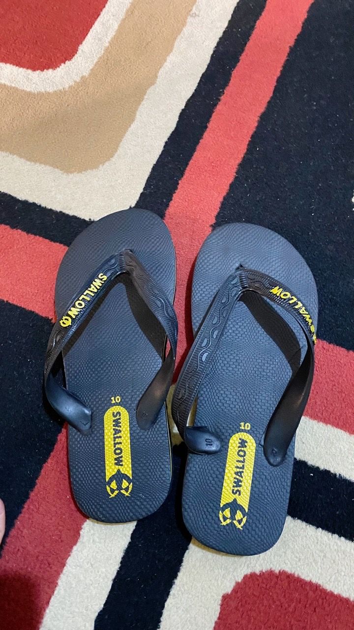 Sendal Jepit Swallow Black Pearl M02 - Sandal Japit M02 Swallow Hitam Aksen warna Metallic Pearl [SWLTRAD 01] - foto 7 dari 10, arief.fuady