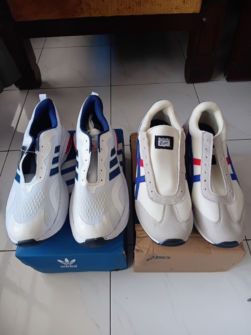 SEPATU 0NITSUKA TIGER California 78 Deluxe Cream Blue Red CLASSIC KASUAL SANTAI BEST SELER - foto 9 dari 10, fuatridwan101