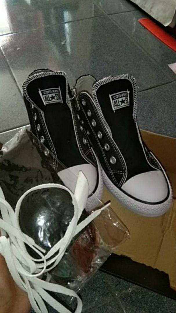sepatu convers70. + box sepatu sneakers canvas 12's - Foto ulasan pembeli