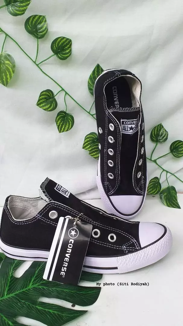 sepatu convers70. + box sepatu sneakers canvas 12's - Foto ulasan pembeli
