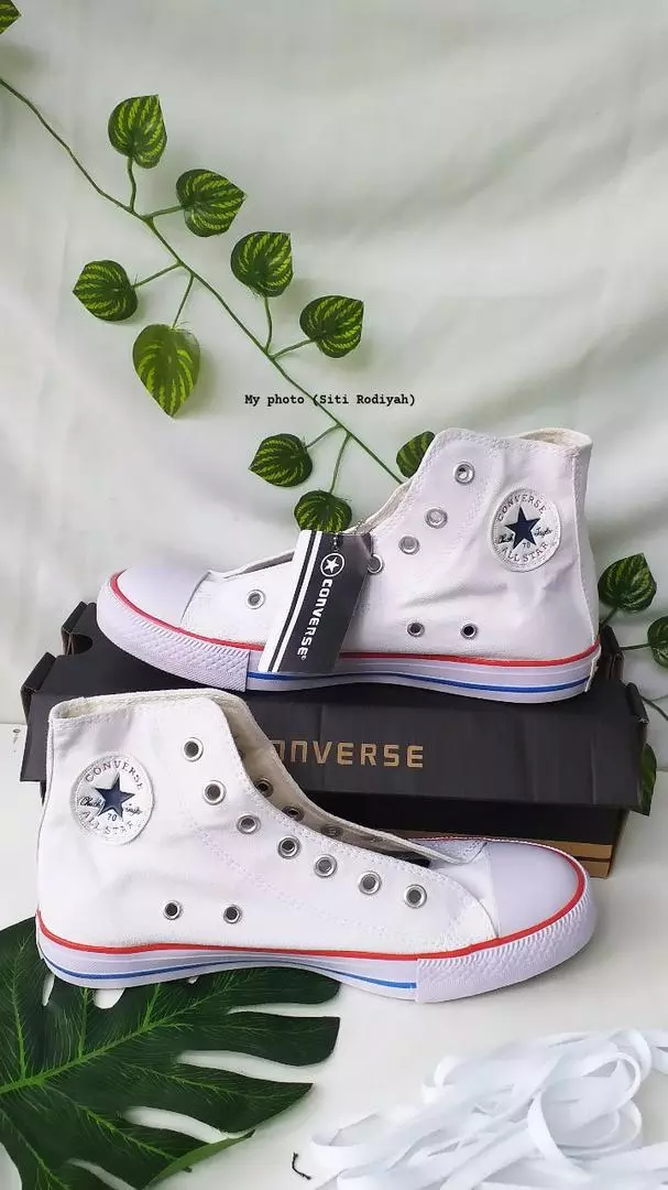 sepatu convers70. + box sepatu sneakers canvas 12's - Foto ulasan pembeli
