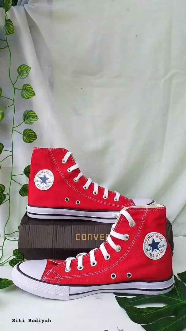sepatu convers70. + box sepatu sneakers canvas 12's - Foto ulasan pembeli