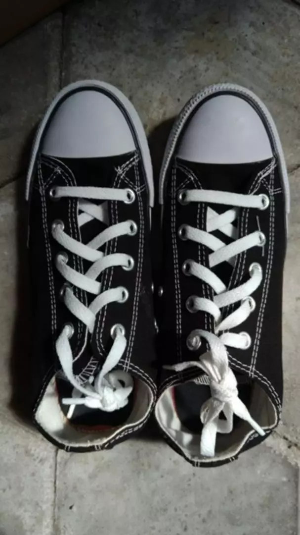 sepatu convers70. + box sepatu sneakers canvas 12's - Foto ulasan pembeli