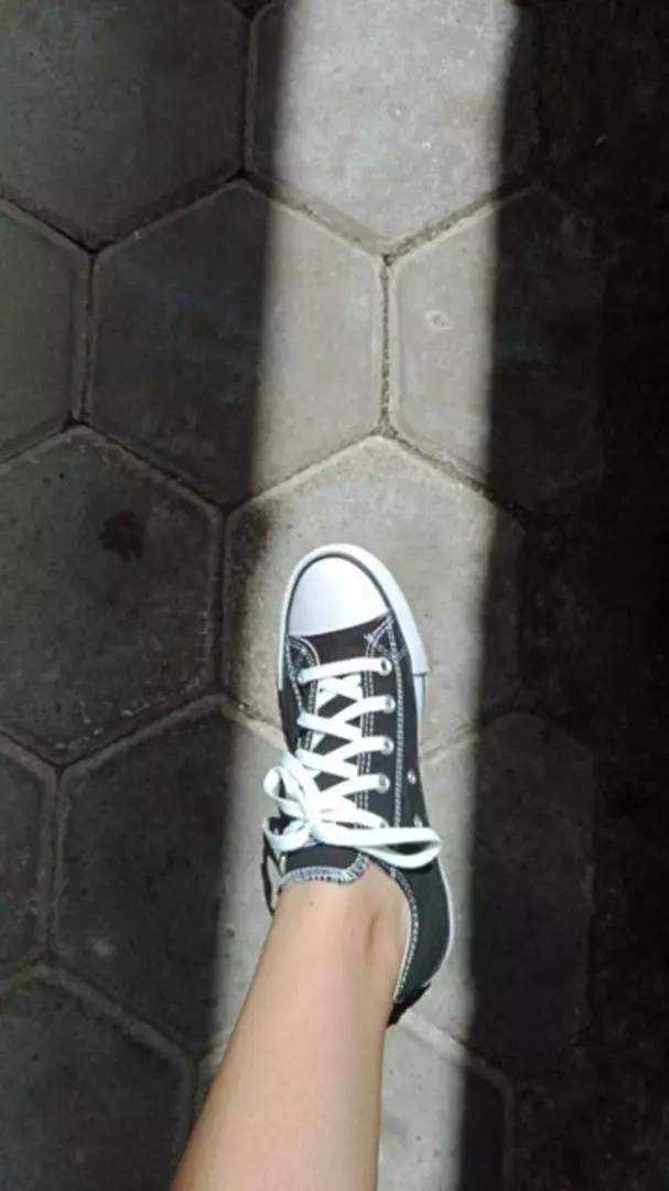 sepatu convers70. + box sepatu sneakers canvas 12's - Foto ulasan pembeli