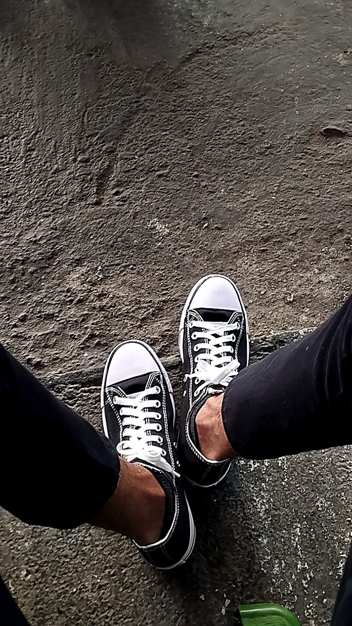 sepatu convers70. + box sepatu sneakers canvas 12's - Foto ulasan pembeli