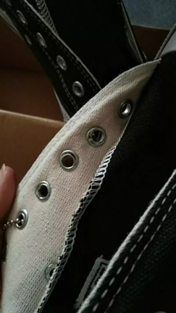 sepatu convers70. + box sepatu sneakers canvas 12's - Foto ulasan pembeli