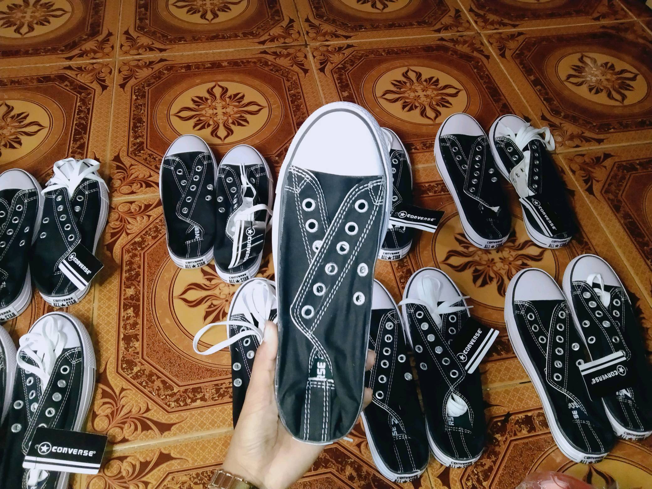 Sepatu Converse Allstar Kw Super No Box Anak - Foto ulasan pembeli