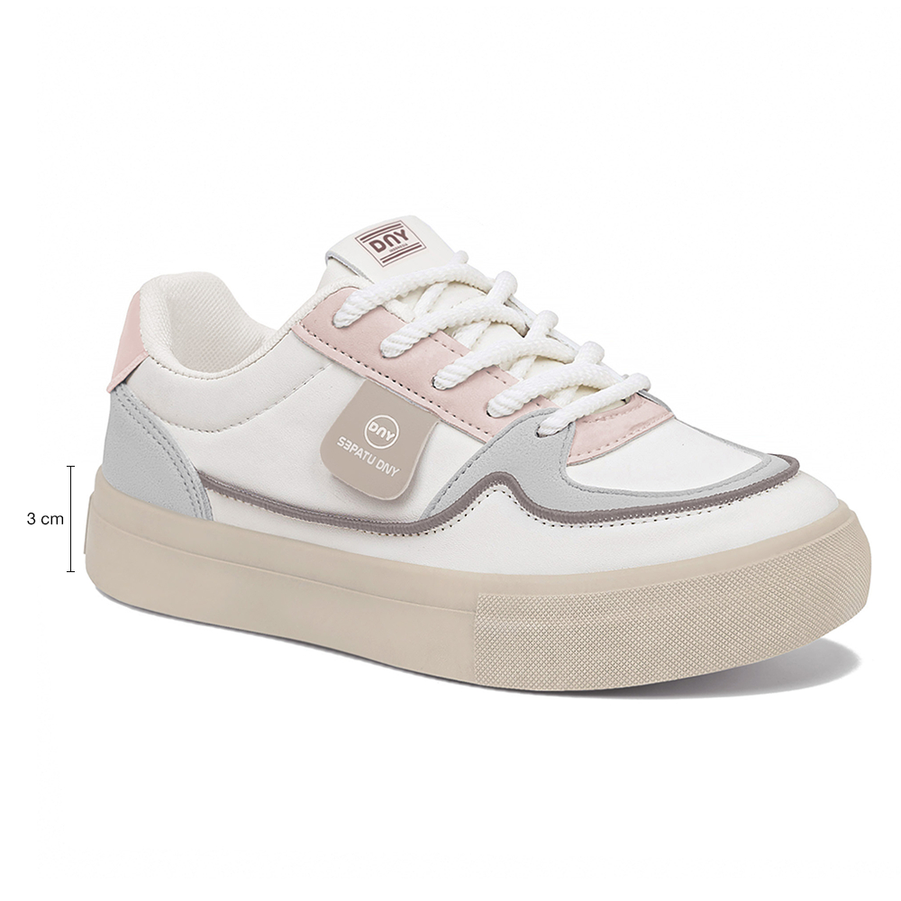 Sepatu DNY Sepatu Sneakers Wanita Running Shoes Perempuan Casual Shoes Spatu Jalan Import 0444D - foto 8 dari 10, mekbeibwij