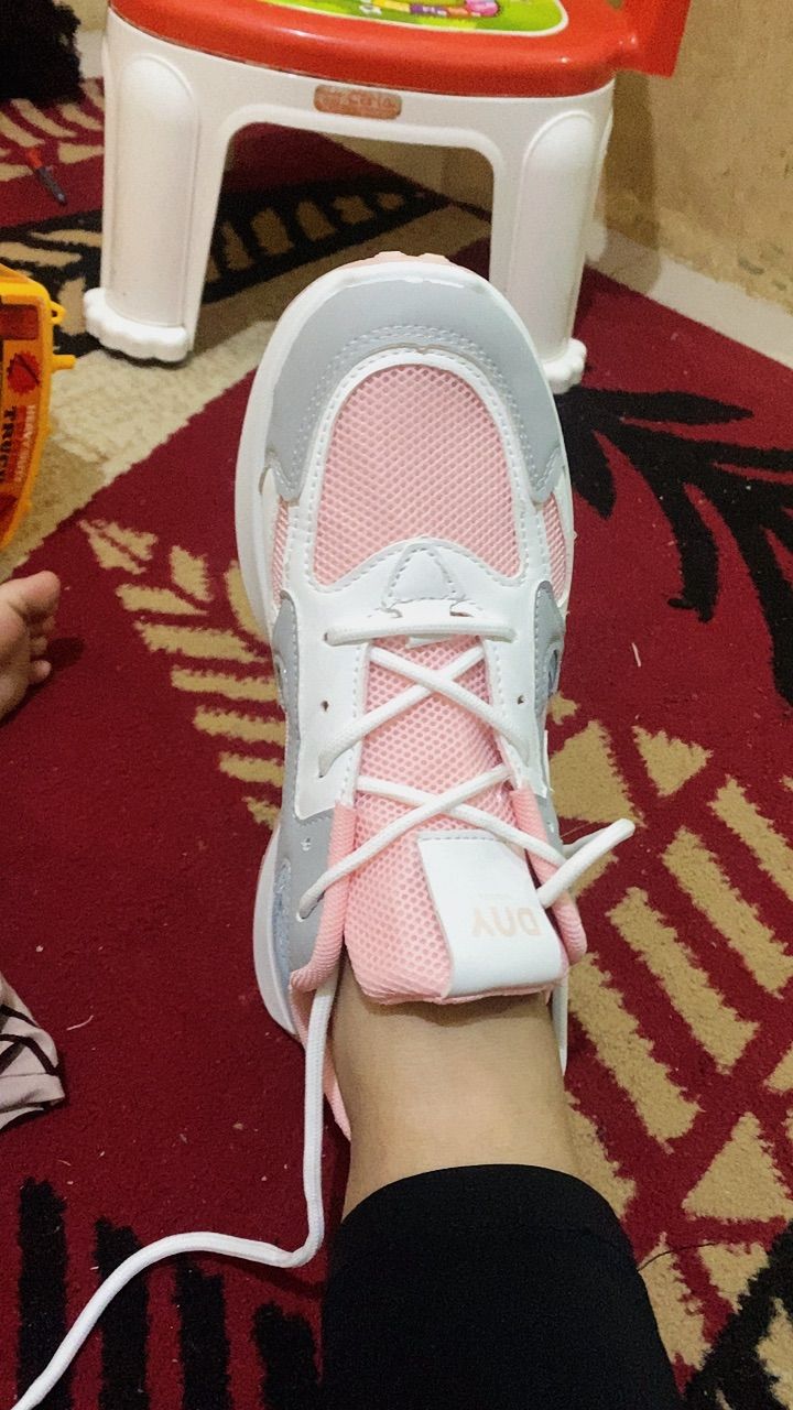 Sepatu DNY Sepatu Sneakers Wanita Spatu Olahraga Kekinian Sneaker Cewek Te Wanita Running Shoes 0483 - foto 8 dari 10, liyadimaz